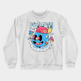 Blue face Crewneck Sweatshirt